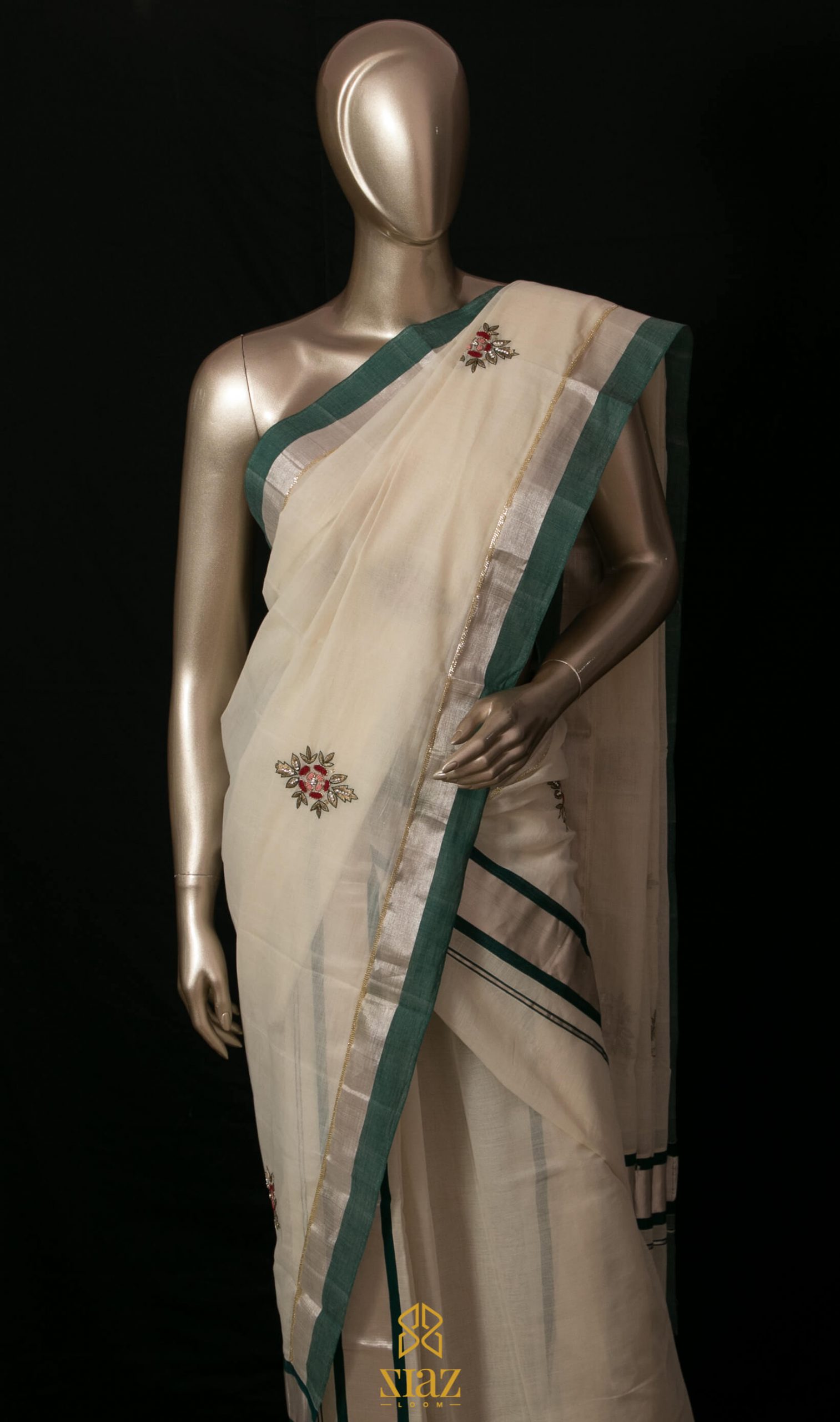 Buy Kerala Big Border Kasavu Saree