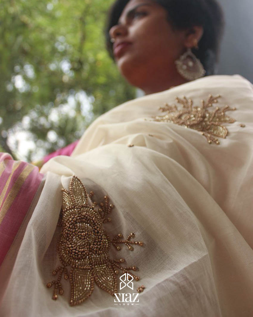 Pin by ceraiin on Sᴀʀᴇᴇ Wᴏɴᴅᴇʀs | Saree designs party wear, Christian  bridal saree, Designer dresses casual